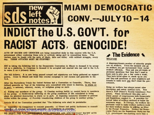 SDS Democratic Convention 1972