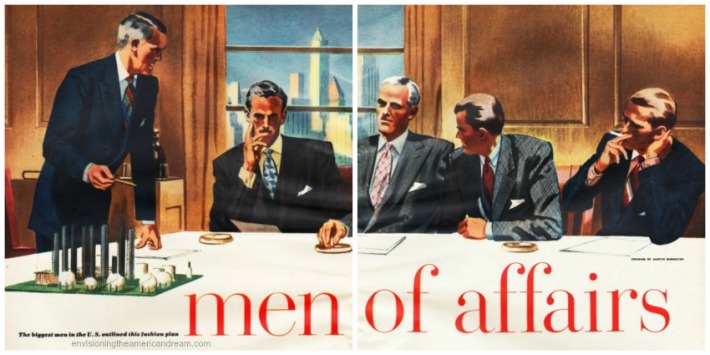Men of Affairs Esquire Fashion 1949