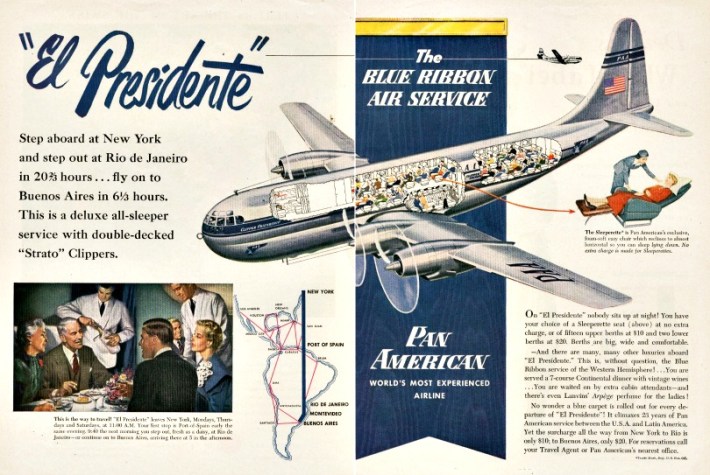 Travel Pan Am El Presidente ad