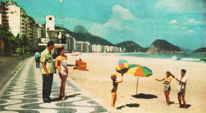 Travel Rio Copacabana Beach 1951 