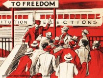 Vintage Childrens Schoolbook Illustration