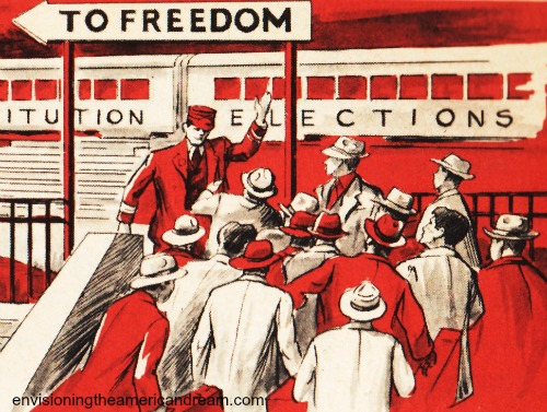 Vintage Childrens Schoolbook Illustration