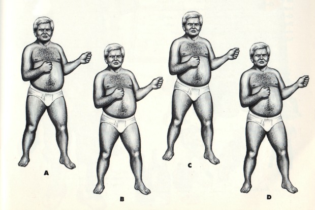 illustration newt-gingrich-paper-doll-1995