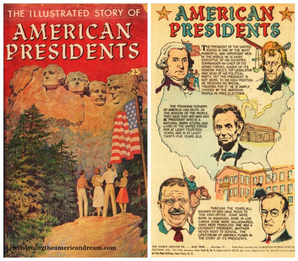 Vintage Comic Book "The Illustrated Story of American Presidents"