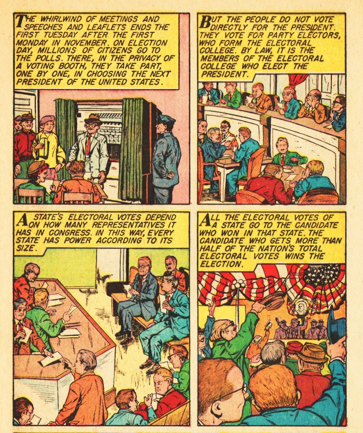 vintage comics electionc