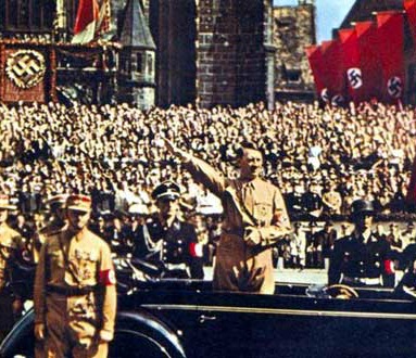 Adolph Hitler Nazi rally