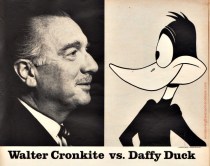 Walter Cronkite and Daffy Duck
