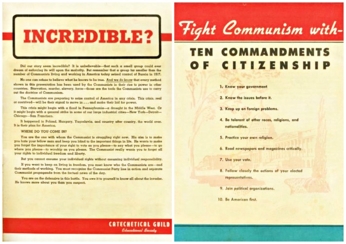 fight-communism"Is This Tomorrow" published by Catechetical Guild Educational Society 1947