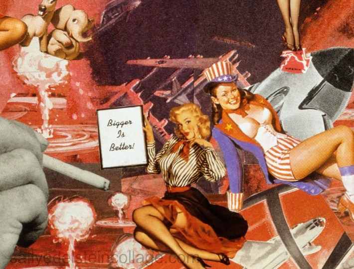sally-edelstein-art-collage-appropriated vintage images -cold war