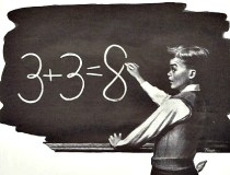 Vintage Illustration schoolboy blackboard