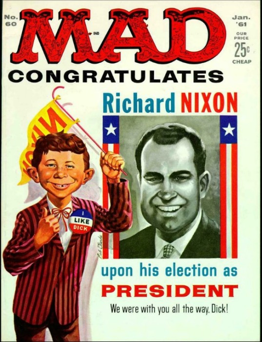 MAD Magazine Cover Nixon 1960