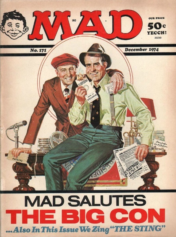 MAD Magazine December 1974 . Nixon The Big Con