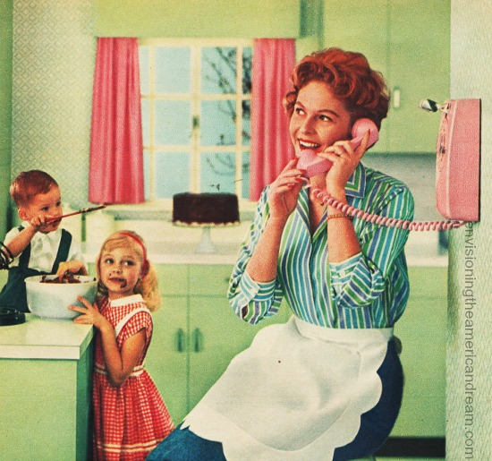 Vintage Bell Telephone ad 1956