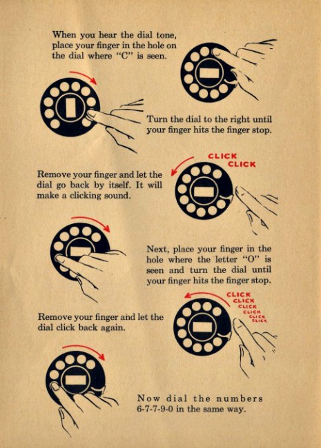How to Use A Rotary Phone Instructions 