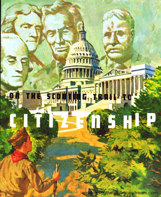 Vintage Illustration Boy Scout Handbook 1962