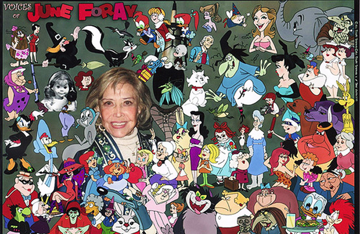 June Foray and her characters 