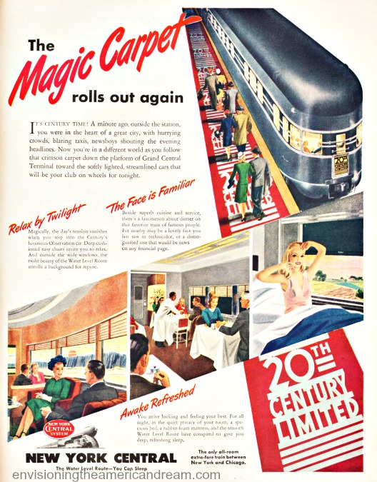 Vintage ad 20th Century Limited New York Central 1946