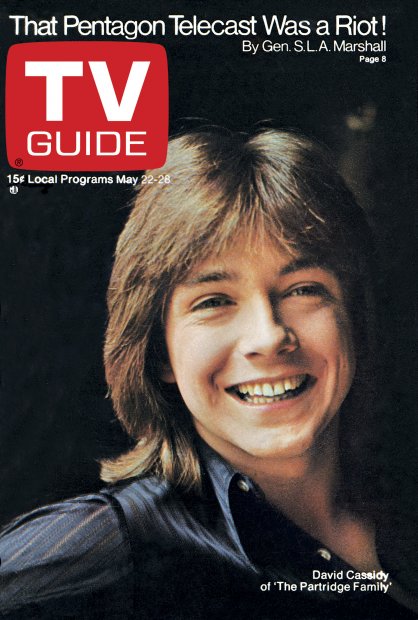 TV Guide Cover David Cassidy 1971 TV Guide Cover David Cassidy 1971