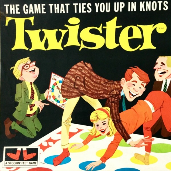 Board game Twister 1966