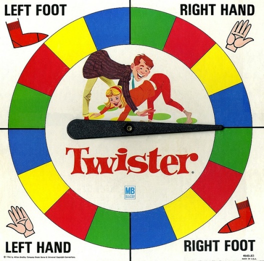 Spinner for Twister Board game