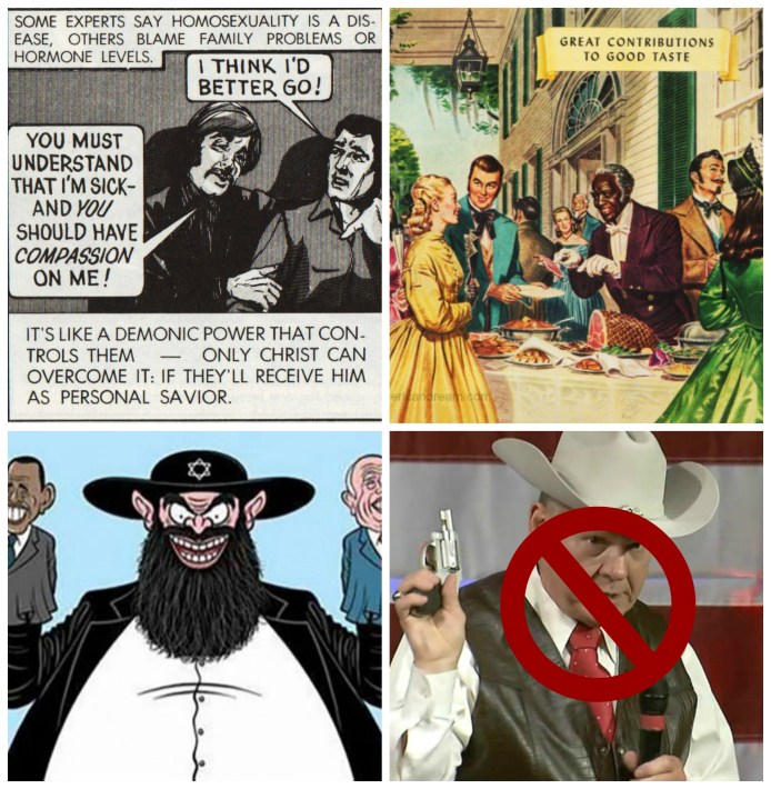 Roy Moore anti gay, Jewish cartoons