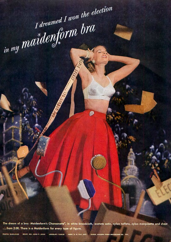 Vintage Maidenform Dream Ad Election