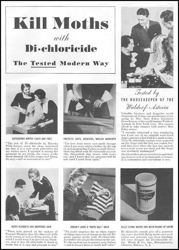 Vintage ad Di-chloricide 1935