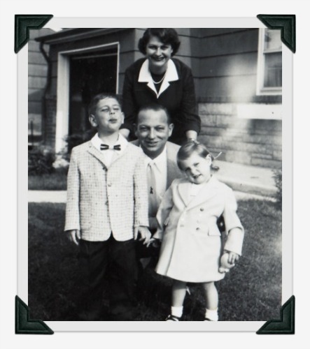 personal family photo 1950s family