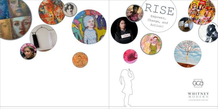Art Invitation Rise Empower Change and Action!