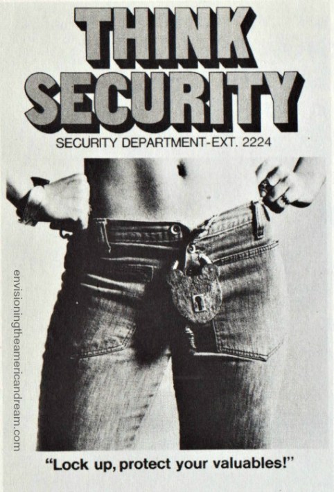 vintage security poster
