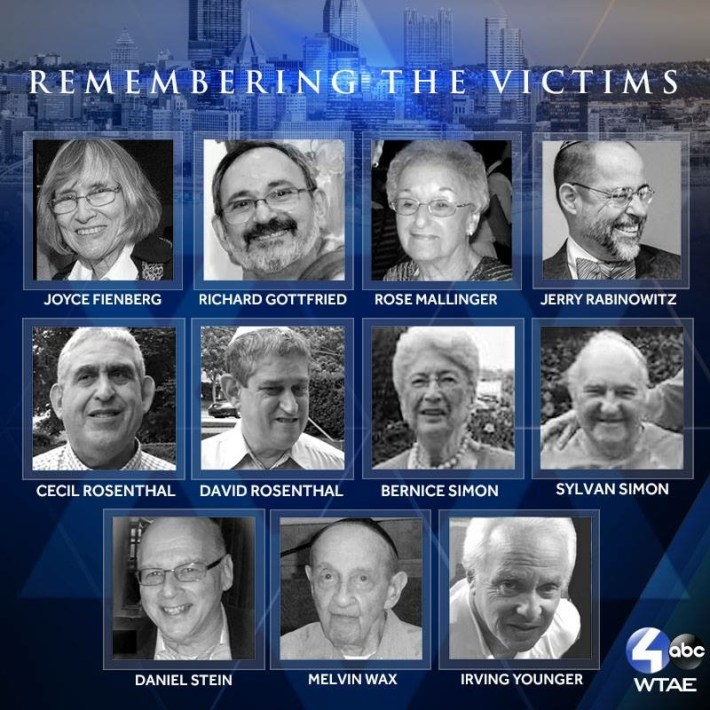 Victims of the Pittsburgh Synagogue shooting