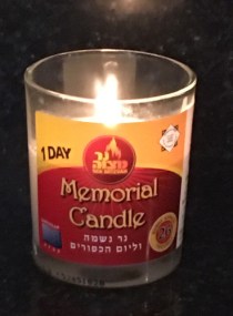 yarzeit memorial candle