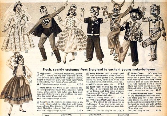 vintage costumees catalog page 
