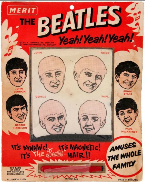 Beatles Magnetic Hair Toy 