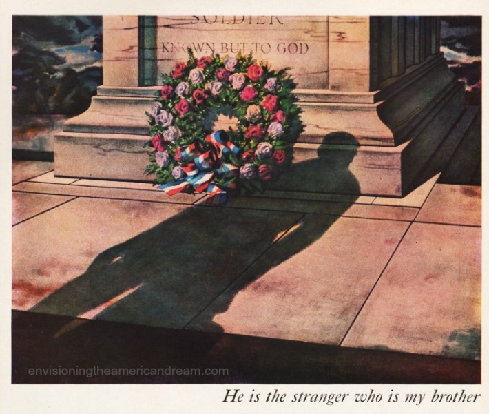 vintage illustration Tomb of the Unknown Soldier 