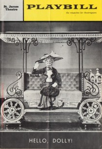 Vintage Playbill Hello Dolly Carol Channing