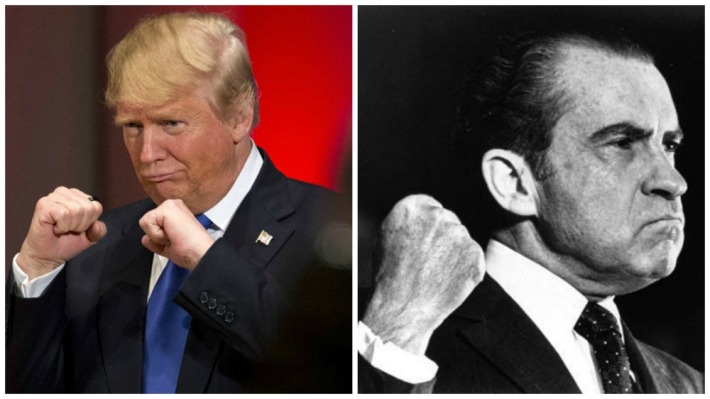 Donald Trump and Richard Nixon 