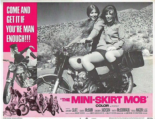 Vintage Movie Poster The Mini Skirt Mob 