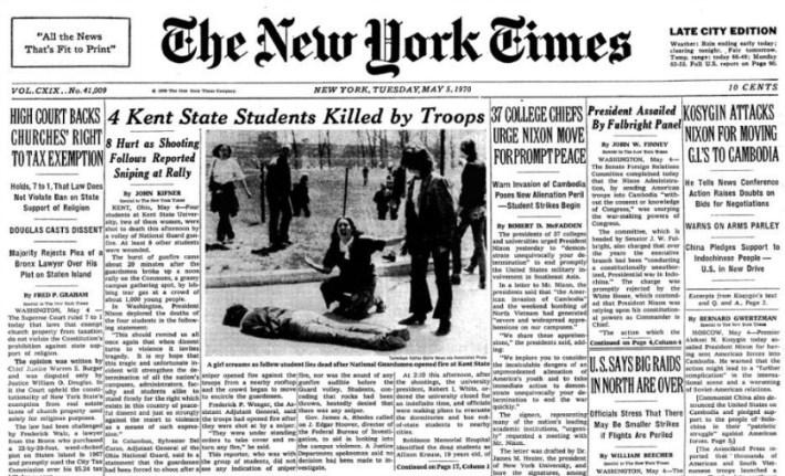 Kent State NY Times