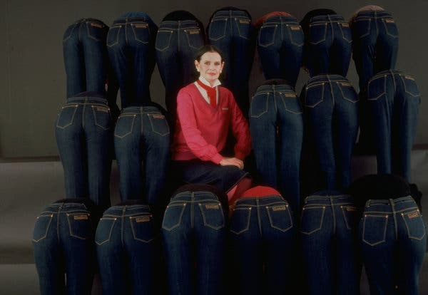 Gloria Vanderbilt and her jeans