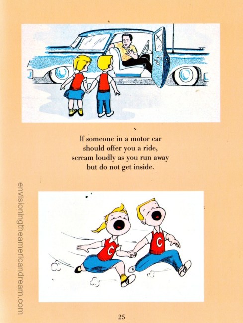 Vintage School Book Let's Be Safe