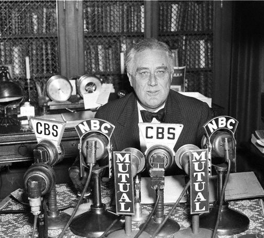 FDR Fireside chat radio broadcast 