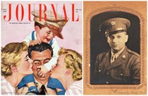 WWII Soldier Al Parker illustration 1950s family