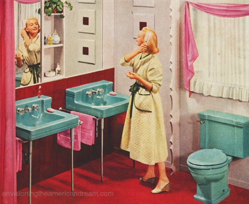 Vintage Bathroom 1950s