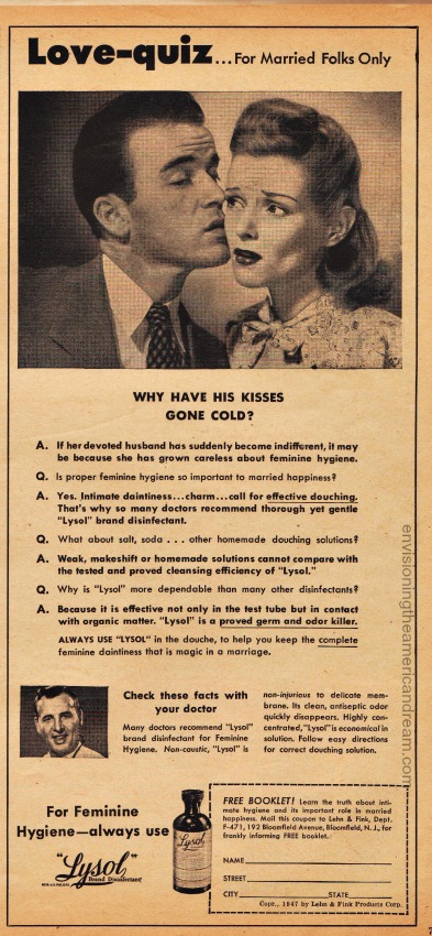 Vintage Lysol Ad 1948