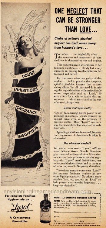 Vintage Ad 1949 Lysol 