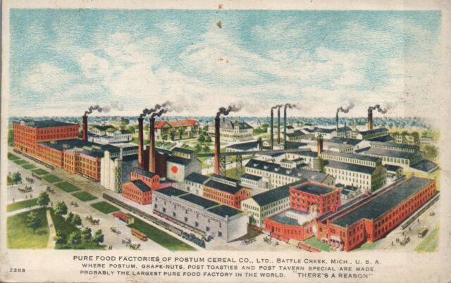 Vintage post card Postum Cereal Vintage post card Postum Cereal