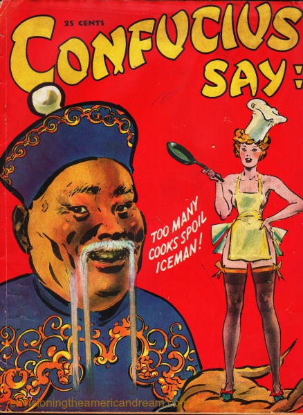 Vintage Racist Joke Book Confucius Says