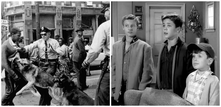 Birmingham race riots and Leave it To Beaver