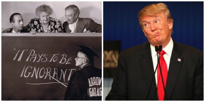 It Pays to Be Ignorant Donald Trump